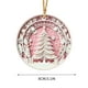 thumbnail image 3 of Colgante navideño de acrílico | Adorno redondo con textura cóncava | Decoración ligera para coche y oficina, 3 of 6