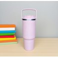 thumbnail image 3 of MAINSTAYS 30OZ STAINLESS STEEL TUMBLER PINK, 3 of 7