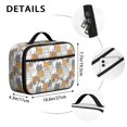 thumbnail image 6 of Multicolor Cat Doodle White Pattern Insulated Lunch Bag Teens,Bento School Lunch Bag for Teens for Work,Picnic or Travel 10.6x7.7x4.3 Inches,12 Can Capacity, 6 of 6