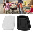 thumbnail image 3 of Recipientes de plástico desechables para alimentos, recipientes para preparación de comidas, cajas de envasado de alimentos con tapa, cajas para llevar comida con tapas de 1000ml, 3 of 12
