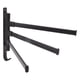 thumbnail image 3 of Toallero giratorio negro sin perforaciones Toallero de baño Toallero de pared Barra para colgar en esquina de baño 3 brazos, 3 of 15