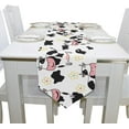 thumbnail image 4 of Coolnut 13"x70" Table Runner, Cute Cows Flowers Washable Table Cloth Runner for Holiday Home Wedding Table Top Decoration, 4 of 5