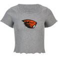 thumbnail image 2 of Women's Gray Oregon State Beavers Baby Top T-Shirt, 2 of 3
