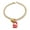Red, variant on Farfi Pet Necklace Mini Bells Design Shiny Visual Effect Bright Color Allergy Free Long Lifespan Adjustable Resin Pendant Style Cat Necklace with Lobster Clasp Birthday Gift (Orange,M)