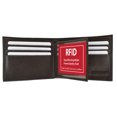 thumbnail image 4 of RFID Blocking Men's Bifold Wallet Multi Card Center Flap ID Holder, 4 of 10