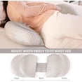 thumbnail image 3 of SHANNA Pregnancy Pillows Wedge Maternity Pillow Adjustable Full Body Support Pillow for Back Legs Belly HIPS（Bamboo Khaki）, 3 of 6