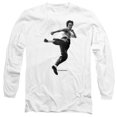 thumbnail image 1 of Bruce Lee  Adult Flying Kick Long-Sleeved T-Shirt, 1 of 4