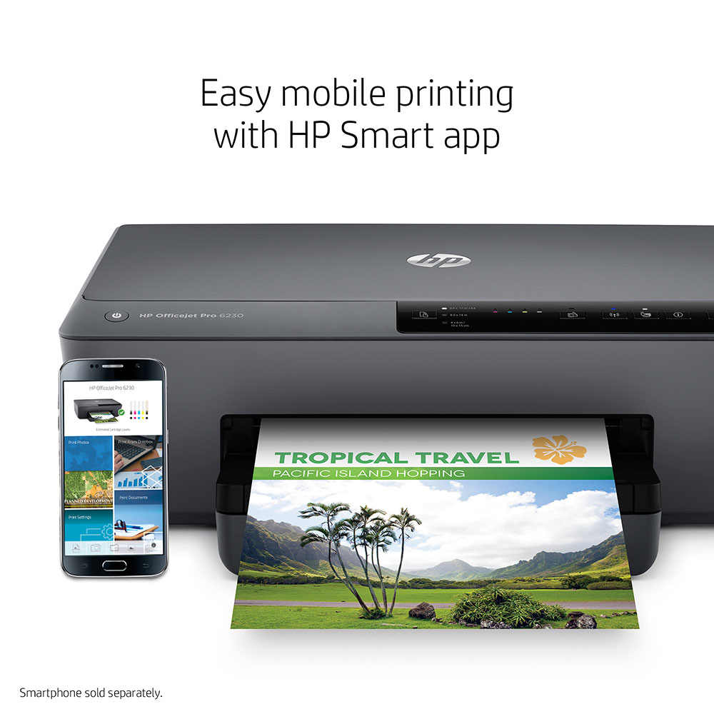 HP OfficeJet Pro 6230 Wireless Printer with Mobile Printing, HP Instant Ink (E3E03A#B1H) - image 11 of 11