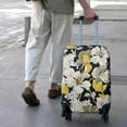 thumbnail image 2 of Pioneer Flower Floral Print Pattern Luggage Cover Fashion Suitcase Cover Baggage Covers Fit 25-28 Inch Luggage (Go Travel), 2 of 2