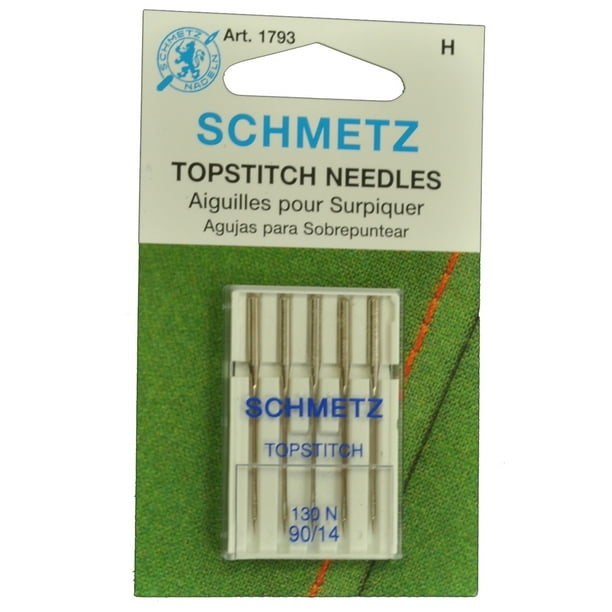 SCHMETZ Top Stitch Needles Size 14 - Walmart.com - Walmart.com