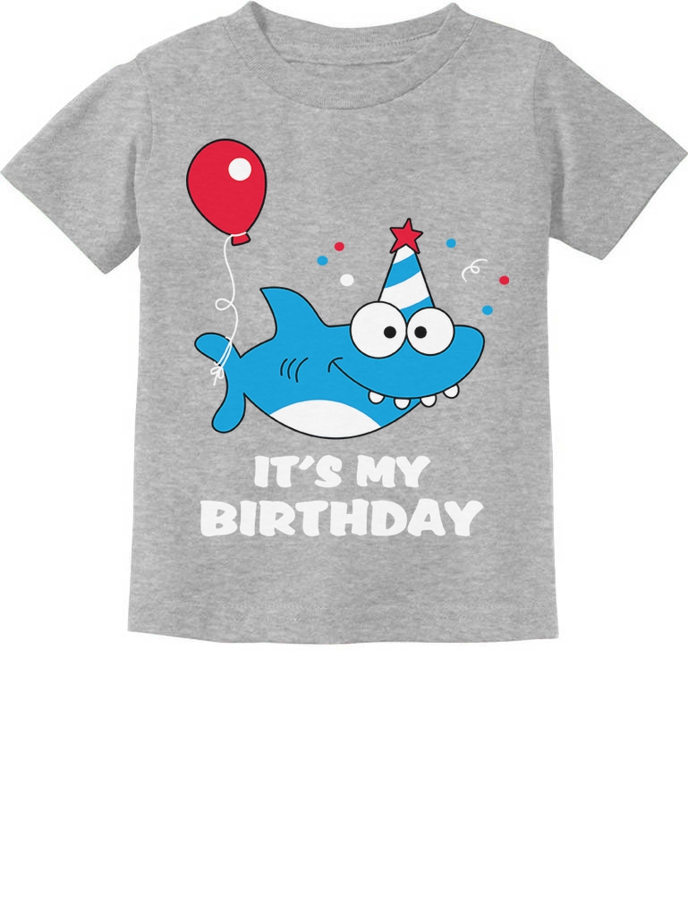 Birthday Boy or Girl Shark Shirt 1st 2nd Birthday Outfit Infant Kids T-Shirt
