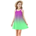 thumbnail image 6 of Vmvidoty Spaghetti Strap Dresses for Girls Summer Flowy Dress Purple 5 Years, 6 of 9