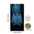thumbnail image 3 of Halloween Ghost Door Cover, Photo Booth Backdrop Door Curtain, Reusable Halloween Wall Hanging Decoration, Festive Ghost Door Decor for Halloween Party Home Decor, 35 X 72 in, B, 3 of 6