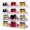 Clear-12pack, variant on Large Clear Shoe Storage Boxes Stackable, 12 Pack Hard Plastic Shoe Storage Organizer with Door, Shoe Container Sneaker Storage Display Case Fit up to Size 12 Clear
