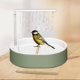 thumbnail image 5 of Bañera para loros, ducha automática para pájaros, contenedor de bañera con perchas de madera y bomba para periquitos, pájaros pequeños y medianos. Cabezal de ducha blanco, 5 of 5