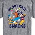 thumbnail image 3 of Mickey & Friends - Ok But First Snacks - Men's Short Sleeve Graphic T-Shirt, 3 of 5