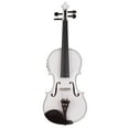 thumbnail image 3 of GV102 4/4 Solid Wood EQ Violin Case Bow Violin Strings Shoulder Rest Electronic Tuner Connecting Wire Cloth White, 3 of 12