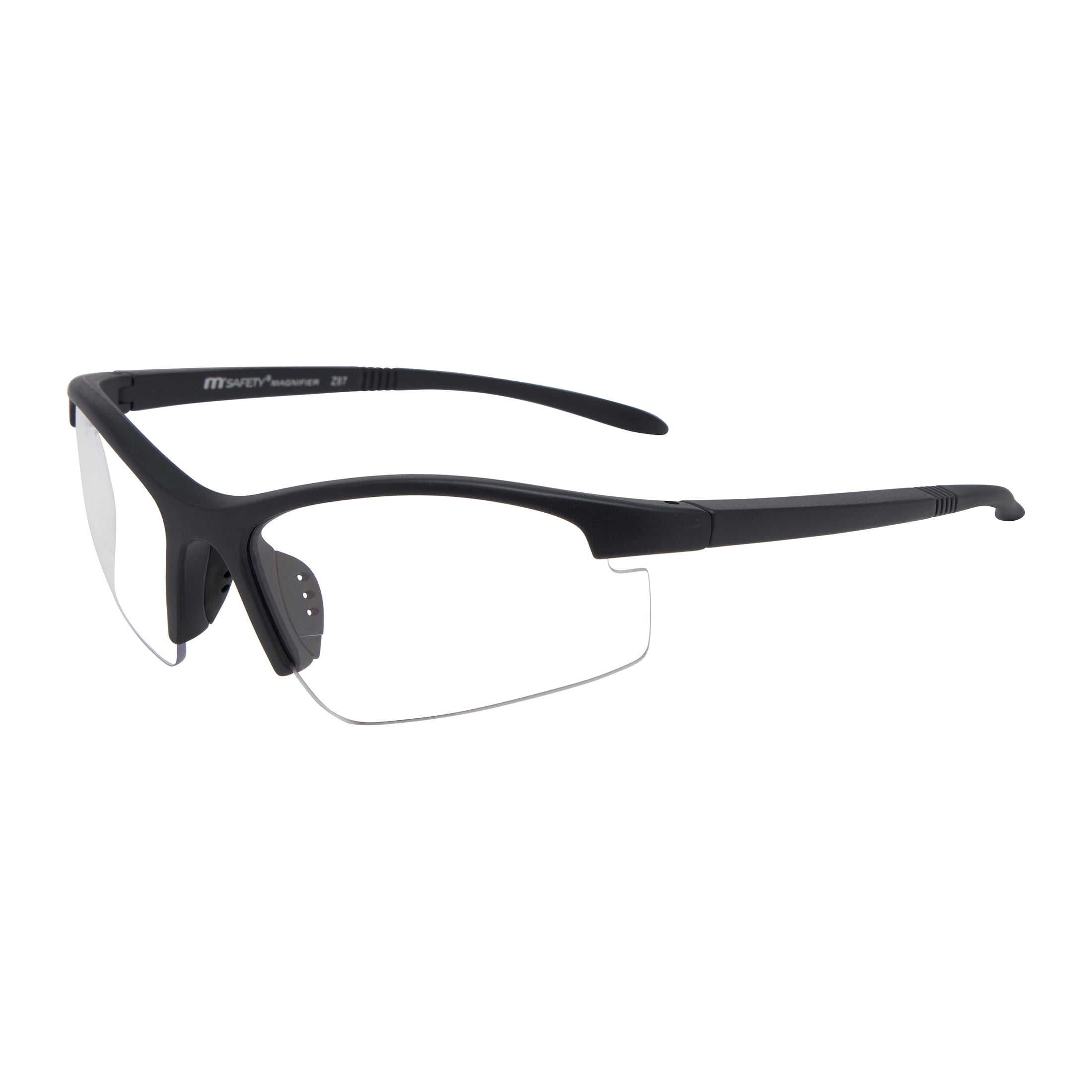 M+ Safety, MSM25016CRY +2.50, Adult, Crystal Lenses, Magnifier Safety Glasses, 1 Unit