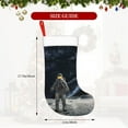 thumbnail image 3 of Cauagu Astronaut Standing In The Moon for Christmas Stockings,1-Pack Large Xmas Stocking Holiday and Farmhouse Stocking Fit for Christmas Holiday Party Decoration(17.7*11 Inch), 3 of 7