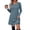 10# Blue, variant on Sweater Dress Women Fall Long Sleeve V Neck Light Petite Dresses Winter Casual Knit Tunic Wedding Guest Clothing for Photoshoot Work Travel Navy S