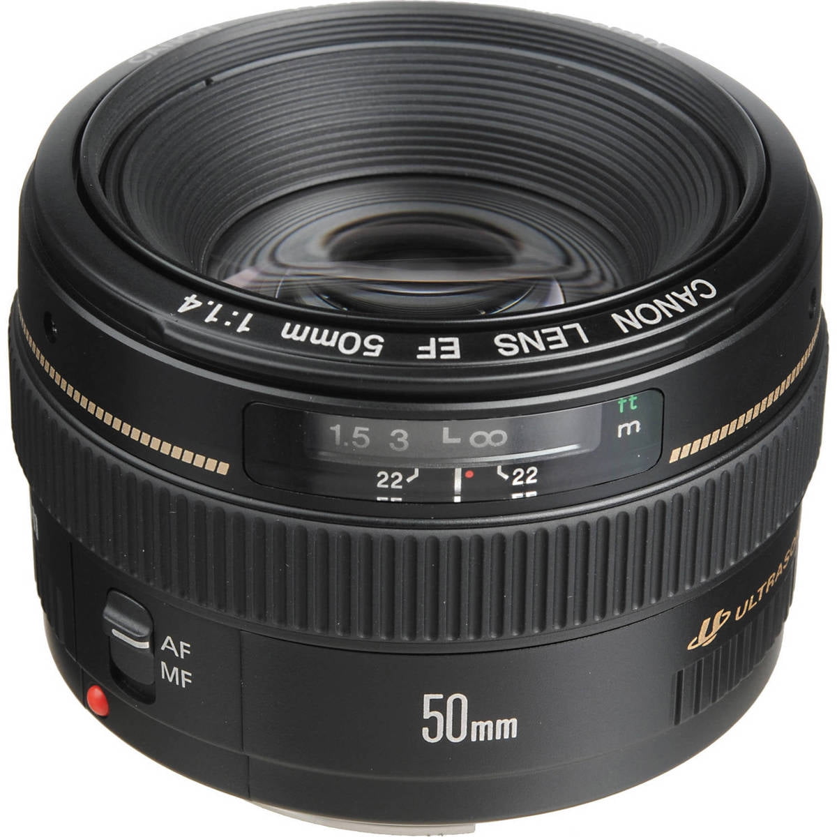 Canon EF 50mm f/1.4 USM Standard Telephoto Lens
