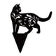 thumbnail image 1 of Jardín Decorativas Para Gatos, Estaca De Silueta De Gato Negro, Adornos De Jardín Llamativos Impermeables Cateissary HA039897-03, 1 of 5