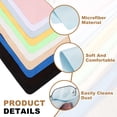 thumbnail image 3 of Uxcell 12Pcs Microfiber Cleaning Cloth for Glasses, 12x12inch Eyeglass Cleaning Cloth for Screens Cameras Cell Phones Electronics Lenses, Light Blue, 3 of 6