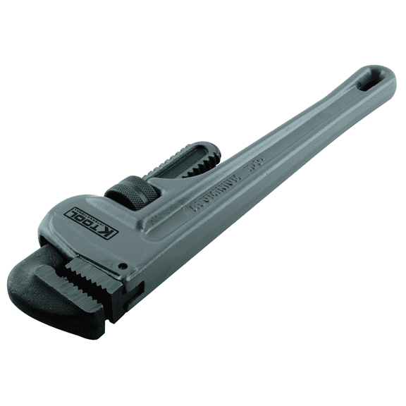 K-Tool 49112 12" Aluminum Pipe Wrench with 2-1/4" Jaw Capacity