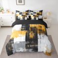 thumbnail image 2 of Homewish Graffiti Splash Bedding Comforter Set 7 Pieces for Kids Teens,Abstract Geometric Rectangle Full Bedding Set Lightweight,Vintage Aesthetic Fitted Sheet Flat Sheet,Ultra Soft Home Decor, 2 of 8