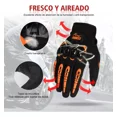 thumbnail image 3 of Guantes Proteccion Pantalla Táctil De Dedo Para Motocicleta, 3 of 7