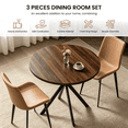 thumbnail image 7 of 31.7" Round Dining Table Set for 2,3-Piece Modern Round Dining Set,Small Dinette Sets for Living Room, Dining Room, Kitchen, 7 of 7