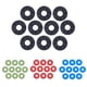 thumbnail image 3 of Arande de bloqueo de correa de goma Sunnimix 10 Piezas para bajo de guitarra eléctrica, 3 of 8