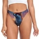 thumbnail image 1 of Fotbe Starry Sky Meditating Fox Tanga Sin Costuras para Mujer con Estampado – Panties Invisibles, Transpirables y Cómodos para Uso Diario-Medium, 1 of 6