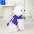 thumbnail image 3 of Pet Artist Personalized Fleece Dog Clothes with Name Printed Winter Warm Vest Dog Sweaters for Small Dogs Male Female Fall Pullover Puppy Clothes with D-Ring, 3 of 8