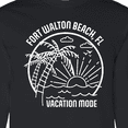 thumbnail image 4 of Inktastic Summer Vacation Mode Fort Walton Beach Florida Long Sleeve T-Shirt, 4 of 5