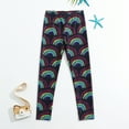thumbnail image 3 of Xmarks Girls and Toddlers' Leggings Casual Print Elastic Waist Pants Stretchy Long Pants 4-7T, 3 of 6