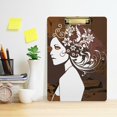 thumbnail image 6 of FMSHPON Floral Clipboard Hardboard Wood Nursing Clip Board and Pull for Standard A4 Letter 13x9 inches, 6 of 7