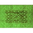 thumbnail image 1 of Ahgly Company Indoor Rectangle Oriental Green Industrial Area Rugs, 7' x 9', 1 of 4