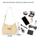 thumbnail image 2 of Bolso jiaozi de diseño de nicho nuevo de PU para otoño e invierno, bolso de hombro para uso diario, bolso debajo del brazo, color caqui, 2 of 5