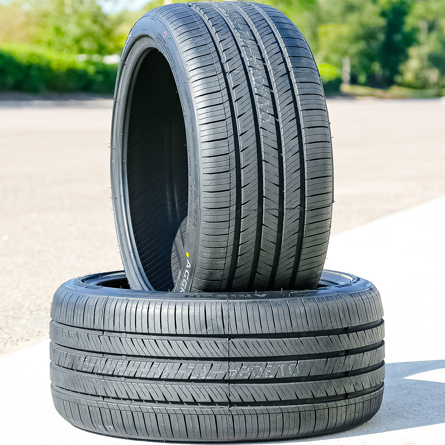 2 New Arisun Aggressor ZS03 Tires – 225/45R17 94W XL High Performance All Season