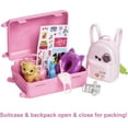 Barbie Doll and Accessories, 'Malibu' Travel Set with Puppy and 10+ Pieces Including Working