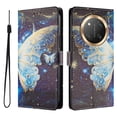 thumbnail image 1 of FOXDOCK Funda Tipo Cartera para Honor Magic 7 Lite con Soporte y Correa – Diseño de Patrones Lindos, 1 of 6