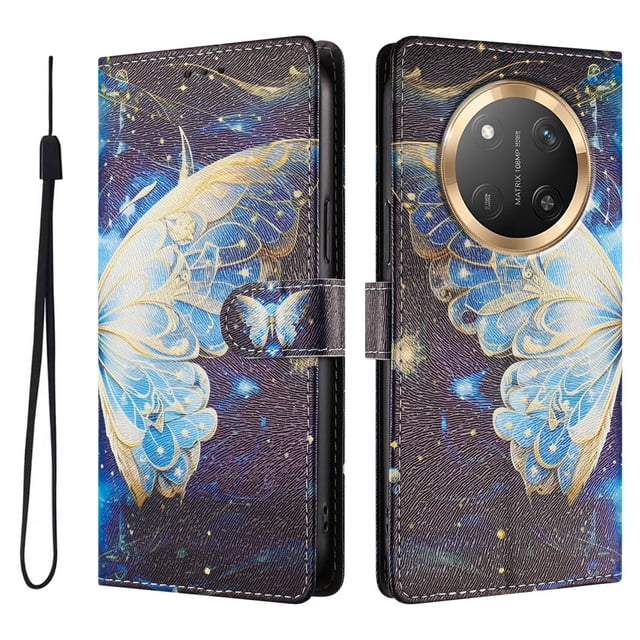 FOXDOCK Funda Tipo Cartera para Honor Magic 7 Lite con Soporte y Correa – Diseño de Patrones Lindos