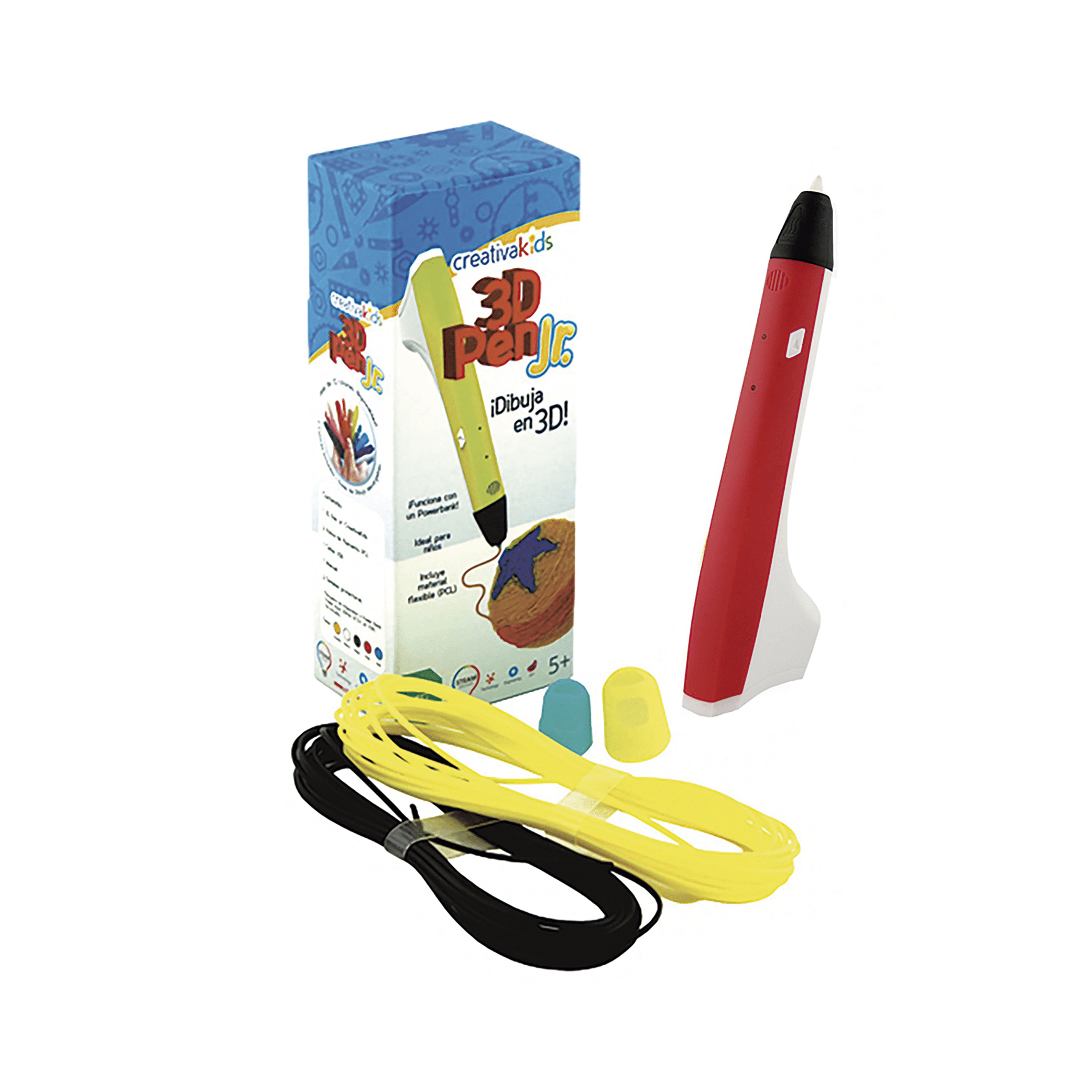 CreativaKids Pluma 3D 3D Pen Jr Rojo Equipo Creativakids