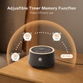 thumbnail image 6 of Dreamegg White Noise Machine with 24 Sounds & Night Light, Timer or Continuous Use, for Home, Nursery, Office, 6 of 13