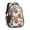 Basketball and Lightning, variant on Basketball and Fire Teal Pattern Cute School Backpack Bag with Padded Back and Adjustable Shoulder Straps 16.9 X 12.6 X 5.9 Inches