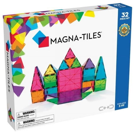 Magna-Tiles Magna-Tiles 32-Piece Classic Magnetic Construction Set