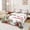 Red Green White, variant on Manfei Merry Christmas Theme Bed Sheets 4pcs, Blue White King Sheets, Snowflake Xmas Tree Sheet Set, Breathable Home Decor