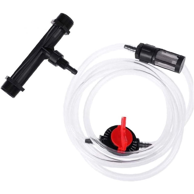 Apuakthei Inyector de Fertilizantes Riego Venturi Kit de Fertilizantes Mezclador Inyectores Filtro de Interruptor de Tubo para Suministros de Jardines de riego agrícola