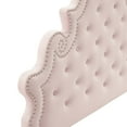 thumbnail image 5 of Modway Gwyneth Tufted Performance Velvet Full Platform Bed in Pink, 5 of 10